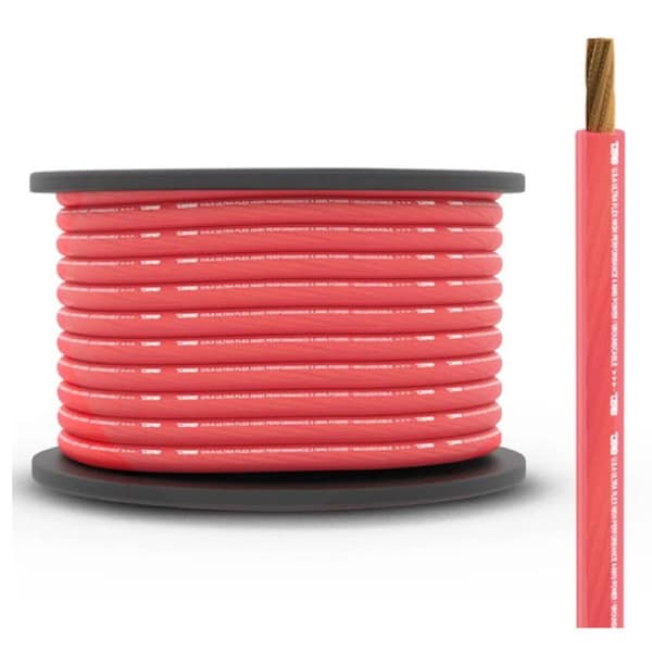 DS18 PW-4GA 4GA Power Cable (PER METRE) - Red