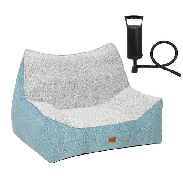 Tedi's Pet Sofa Inflatable Dog Bed Cat Couch in Blue