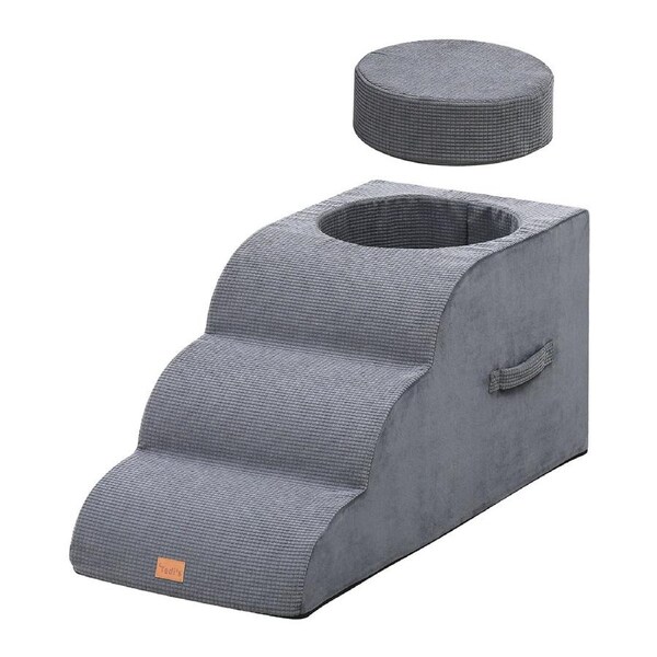 Tedi's 2 in 1 Dog Stairs for Bed Sofa with Nesting Bed
