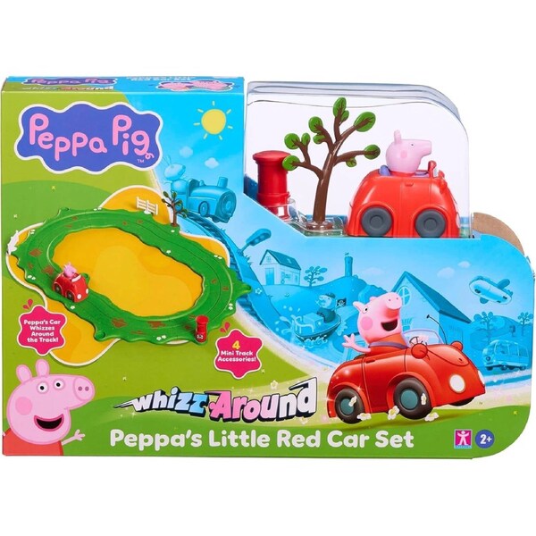 Peppa Pig Whizz Around Red Car Playset