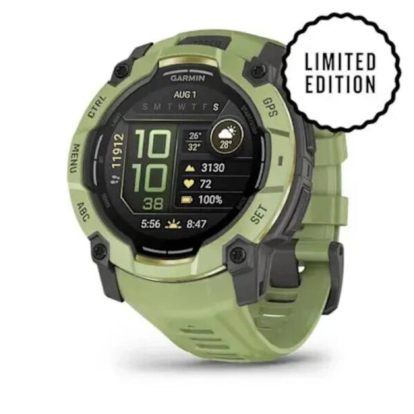 Garmin Instinct 3 - 50 mm, AMOLED Fern green with fern green silicone band