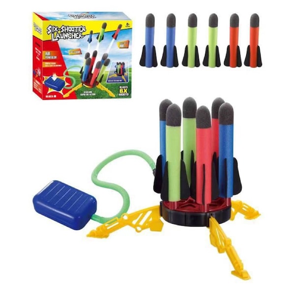 Air Power Foam Rocket Launcher - Kids Outdoor Toy Set