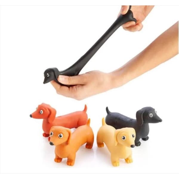 Novelty Stretch Dachshund Sausage Dog Toy - Random Selection