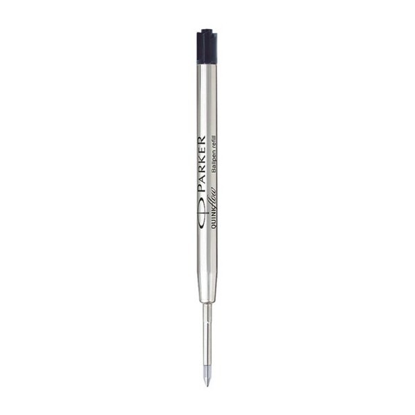 PARKER Quinkflow BP Refill FP Black - Smooth Writing, 1 Pack
