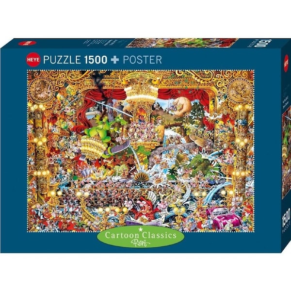 Heye Cartoon Classics Ryba Opera Chaotica 1500 Piece Jigsaw Puzzle