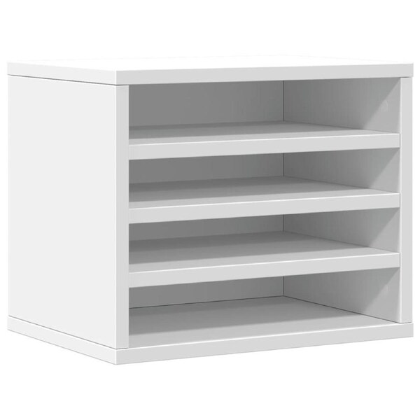 Desk Organiser White 36x26x29.5 cm Engineered wood vidaXL