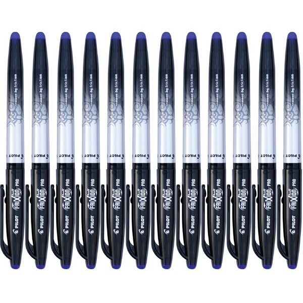 Pilot Frixion Pro Erasable Gel Ink Pen 0.7mm Blue Box 12