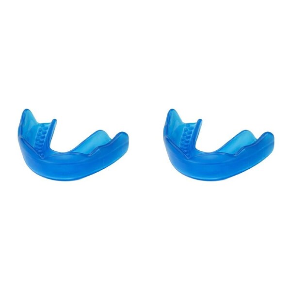 2PK Signature iPROTECT Striker Type 3 Mouthguard Teen Sports Gear Ice Blue 13-17