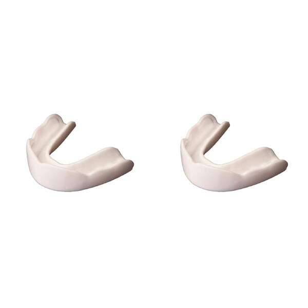 2PK Signature iPROTECT Type 1 Anaconda Mouthguard Kids Sports Gear White 5-10y