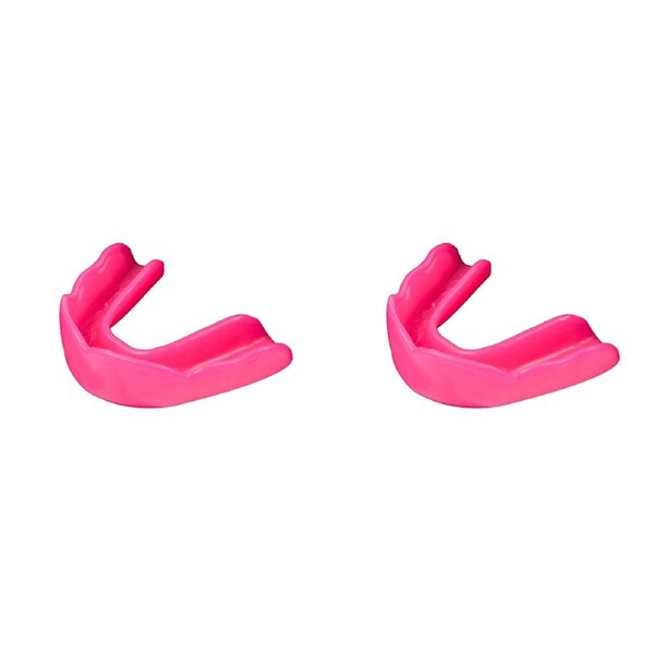 2PK Signature iPROTECT Type 1 Anaconda Mouthguard Kids Sports Gear Pink 5-10y