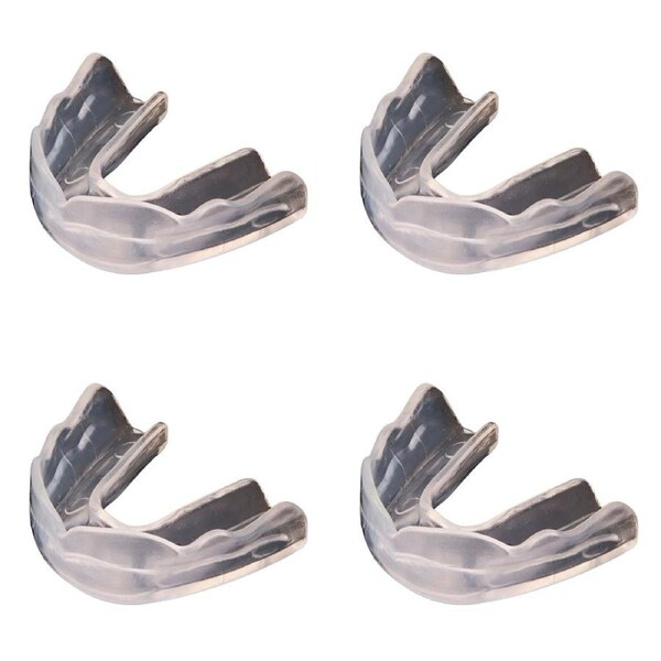 4PK Signature iPROTECT Type 1 Anaconda Mouthguard Adult Sports Gear Clear