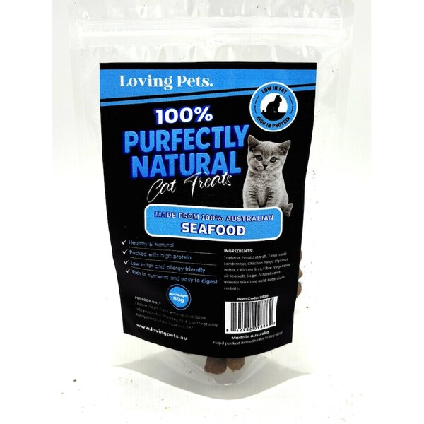 Loving Pets Natural Seafood Cat Treats 160gm