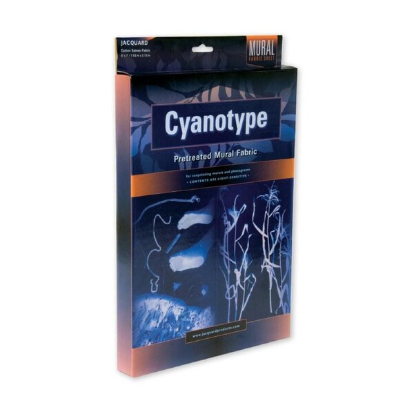 Jacquard Cyanotype Pretreated Fabric Cotton Sateen Mural 1.52x2.13m