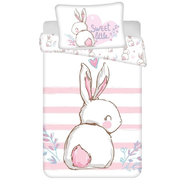 Sweet Home Little Bunny Quilt Cover Set - Toddler Bed Size