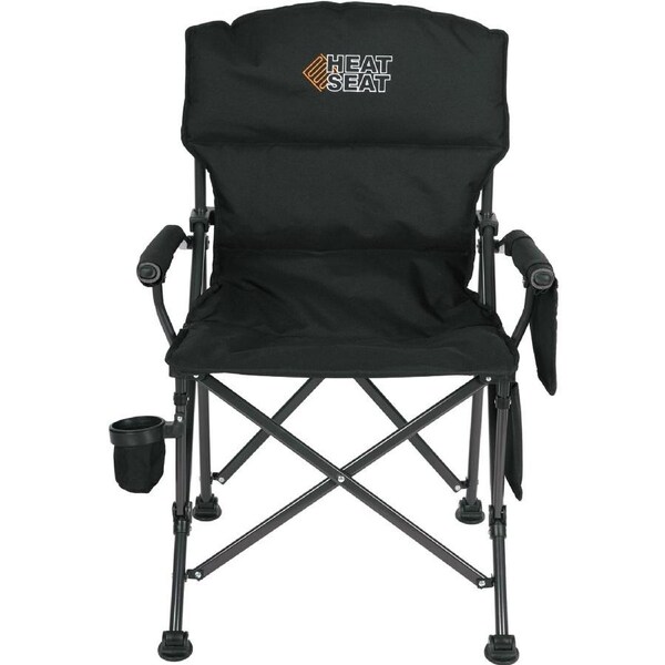 Hyper Extension Heat Seat Padded Heated Camp Chair