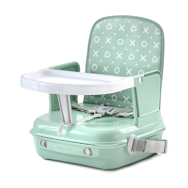 BenBat YummiGo Baby/Toddler Portable Booster Feeding Seat Light Green 6-36M
