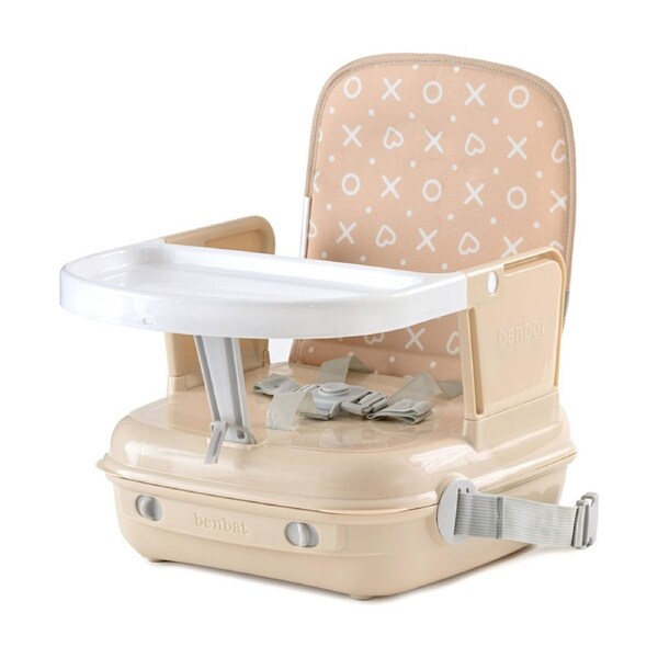 BenBat YummiGo Baby/Toddler Portable Booster Feeding Seat Cashmere Beige 6-36M