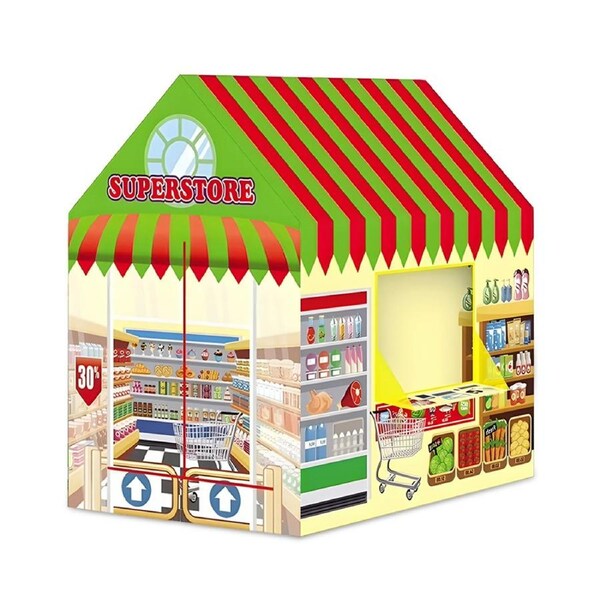 HOLALA Supermarket Play Tent Indoor Outdoor Foldable Kids Camping