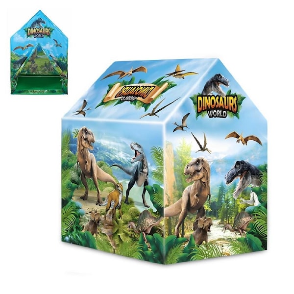 HOLALA Dinosaur World Play Tent Indoor Outdoor Foldable Kids Camping