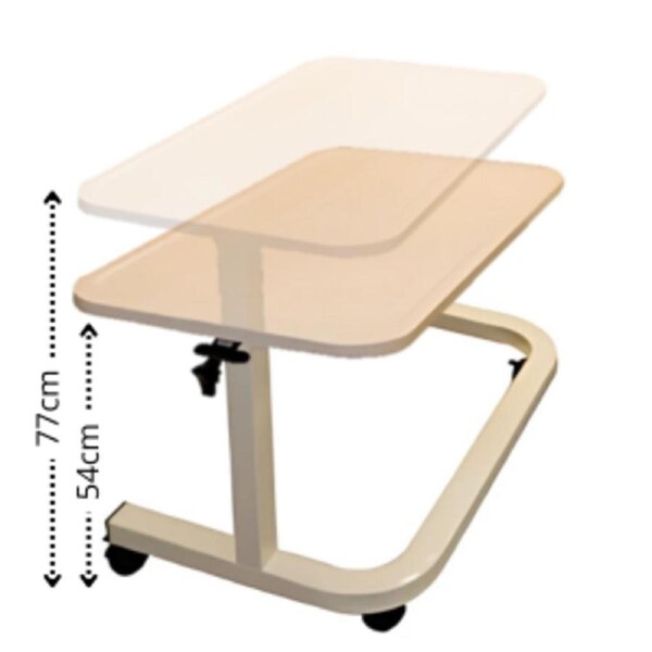 Safety and Mobility Ultra Low Floorline Over Bed Table Beechwood