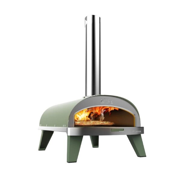 ZiiPa Piana Wood Pellet Fast Cooking Rotating Stone Pizza Oven Eucalyptus