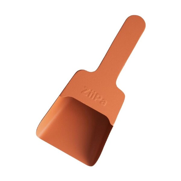 ZiiPa Melfa Powder Coated Steel Weather Resistant Pellet Scoop Terracotta