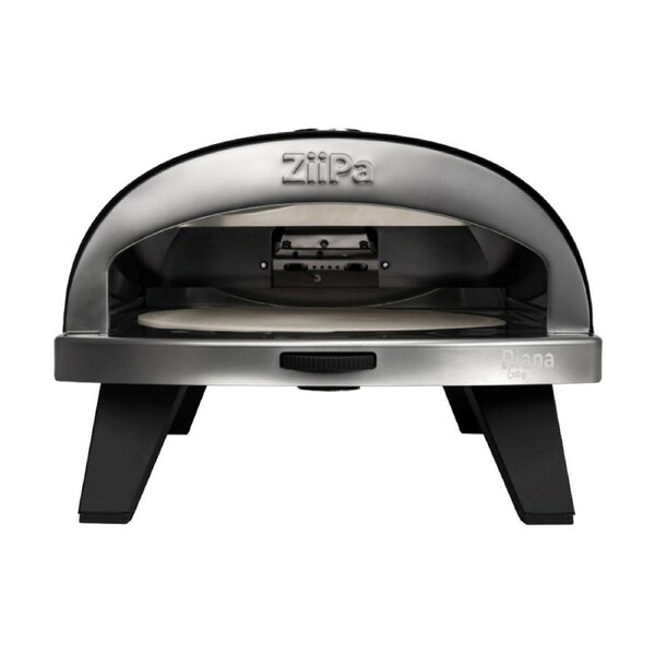 ZiiPa Piana Gas Fired Pizza Oven Rotating Stone 31cm Charcoal