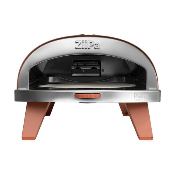 ZiiPa Piana Gas Fired Pizza Oven Rotating Stone 31cm Cooking Terracotta