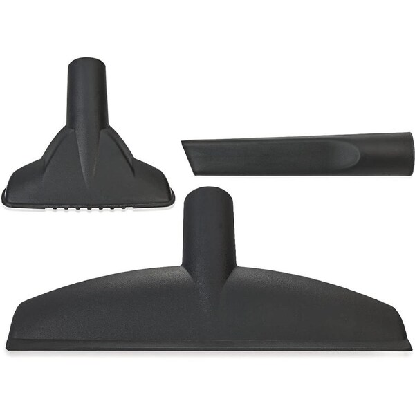 3-PC Nozzle Kit,1-1/4 Inch Diameter for Wet/Dry Use,Includes Gulper,Crevice and Floor Tool