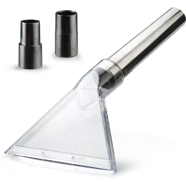 Universal Clear Vacuum Extraction Accessory Compatible with All Shop Vac Extractor with 1-7/8", 1-1/4" Adapters Wet Dry Vacuum Cleaner Attachments for Upholstery Carpet Cleaning Car Detailing