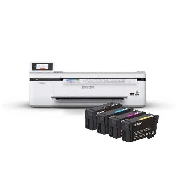 Epson SureColor T3160M 24' Large Format Multifunction Printer - Fast CAD Plotter with E40S Pigment Inks