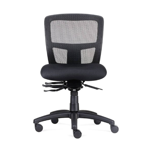 Ergo Task Heavy Duty Mesh Operator Chair - Ergonomic High-Back Office Chair with Lumbar Support