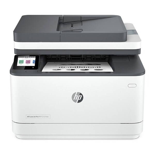 HP LaserJet Pro 3101fdw Mono MFP - Compact Wireless All-in-One Printer with Duplex, ADF & Fax