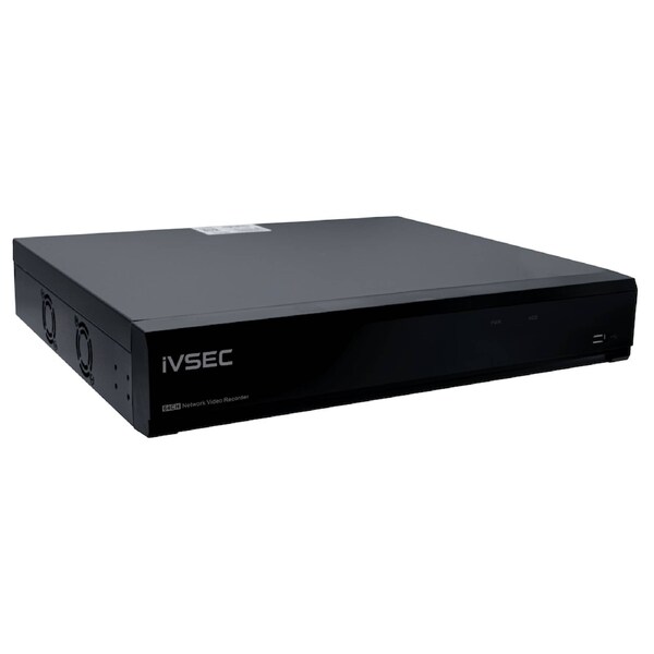 IVSEC NR6644EX NVR 64 CHANNELS 2 GIGABIT PORTS 4 BAYS H265 4K HDMI ADV IVS