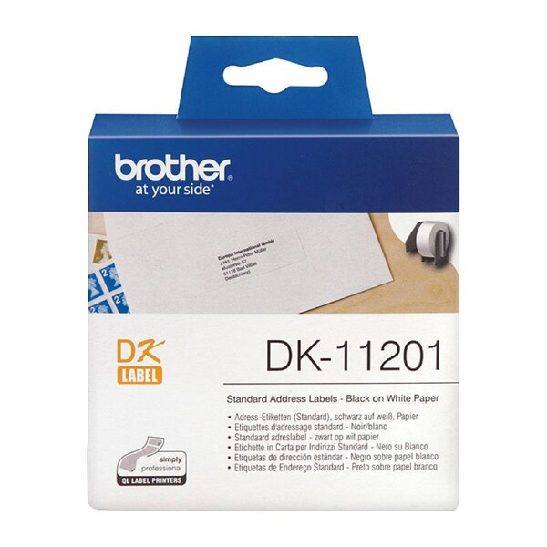 Brother BDK-11201 Genuine Standard Address Labels - 29mm x 90mm