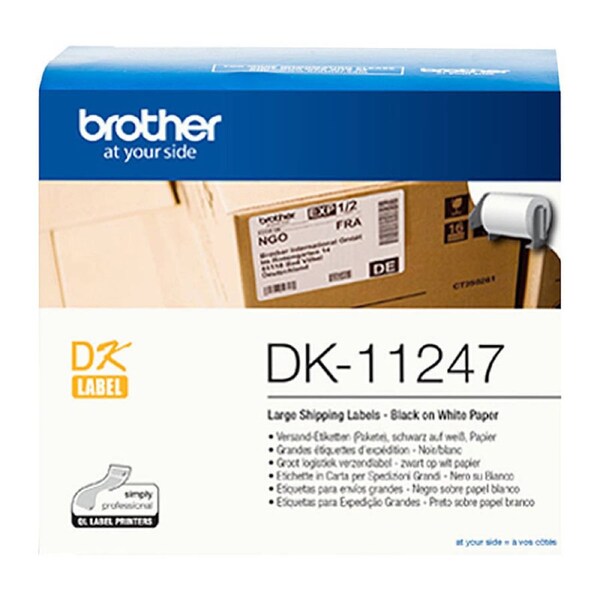 Brother DK-11247 Genuine Extra Large Shipping Labels – 103mm x 164mm