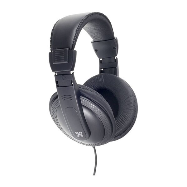 Moki Tommy Headphones - Black - Lightweight Wired On-Ear Headphones for Everyday Listening