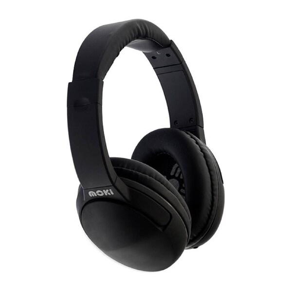 Moki Nero On-Ear Headphones with Mic - Comfortable Wired Headset