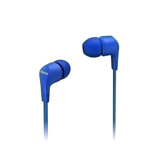 Philips Wired Earbuds Gel - Blue - Comfortable In-Ear Headphones with 3.5mm Jack