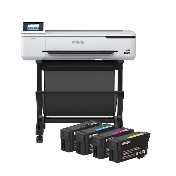 Epson SureColor T3160 24' Large Format Inkjet Plotter - Fast CAD Printer with E40S Pigment Inks