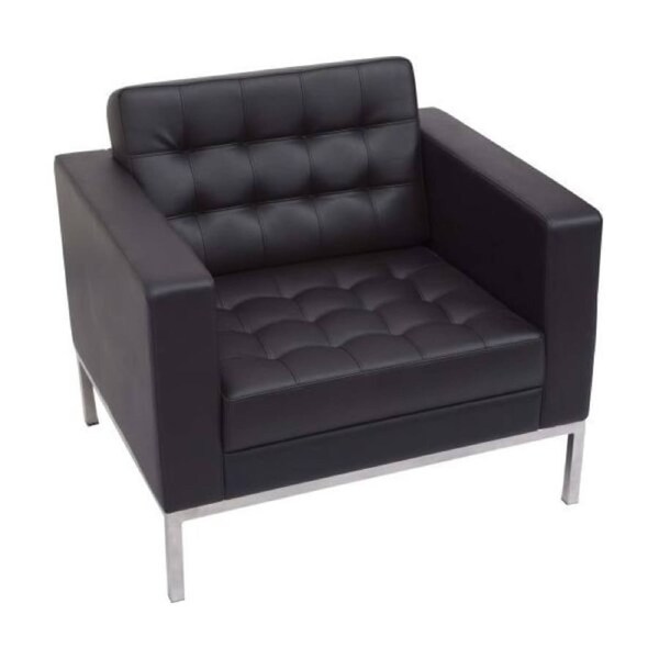 Venus 1 Seater Sofa – Upholstered Lounge Armchair with Timber Legs for Office & Reception Spaces