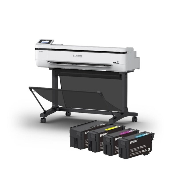 Epson SureColor T5160M 36' Large Format Multifunction Printer - Scan, Copy & Print with UltraChrome Inks