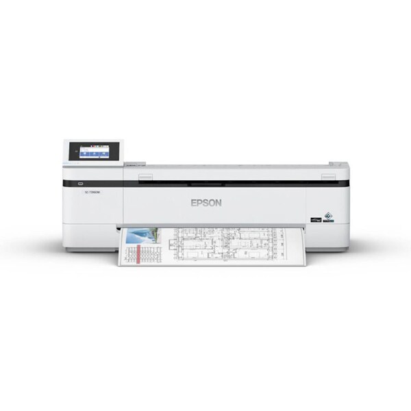 Epson SureColor SC T3160 24' Large Format Inkjet Printer - Wireless CAD/Technical Plotter with Roll & Sheet Feed