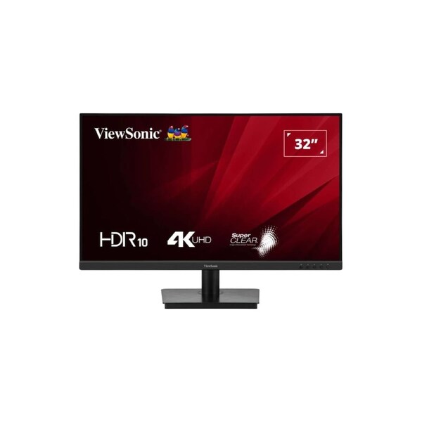 ViewSonic 32' VA3208 4K UHD 3840 x 2160, Superclear, HDR10, 2x HDMI and 1x DP, 3.5 Audio Port, Office Business Monitor Retail