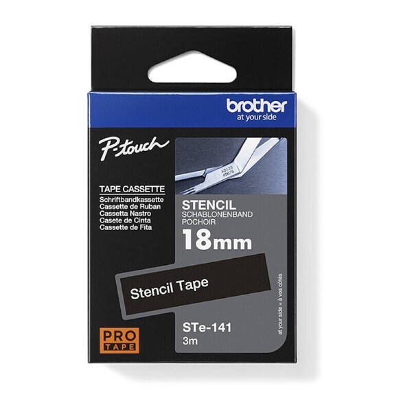 Brother STe-141 Genuine Stencil Tape Cassette – 18mm x 3m