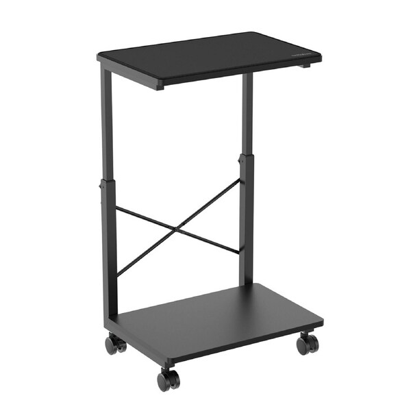 mbeat(R) activiva Height Adjustable PC & Printer Storage Stand Black Adjustable Shelf Height: 55/60/65/79/75/80/85cm