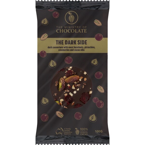 The Ministry Of Chocolate The Dark Side 100g