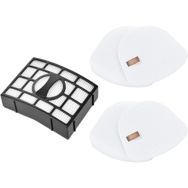 1+2 Pack Filter Replacement for Shark UV730 ZU561 UV725 CU530 UV650 ZU560 ZU562 ZU572 ZD201 ZD400 Navigator Rotator Lift-Away Upright Vacuum, Part XFFK560 & XHEPA560, XFFKZD400 & XHFZD400