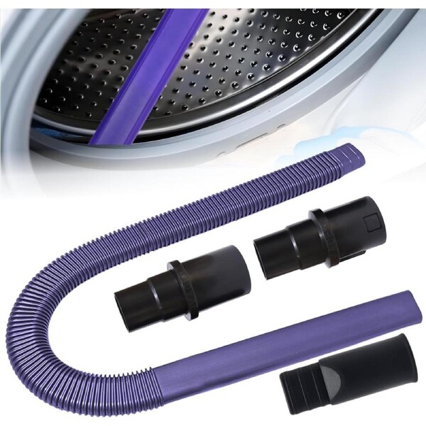 Dryer Vent Cleaner Attachment for Shark Vacuums- Flexible Crevice Tool for Shark NV360 NV350 NV500 NV501 HV300 HV301 HV371 HV372 (Dryer Vent Cleaner - Flexible Crevice Tool)