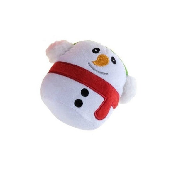 1 piece Squeeze Me Plush Christmas 10cm Soft Toy Novelty Xmas Gift Snow Man